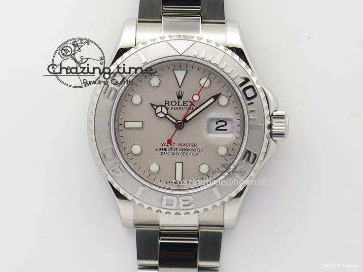 0901 Effortless Yacht-Master BP Maker 16622 Silver Dial On SS Bracelet A 3868